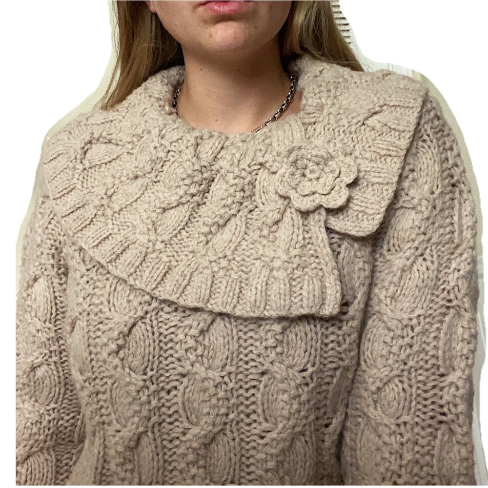 100% CHUNKY WOOL SWEATER